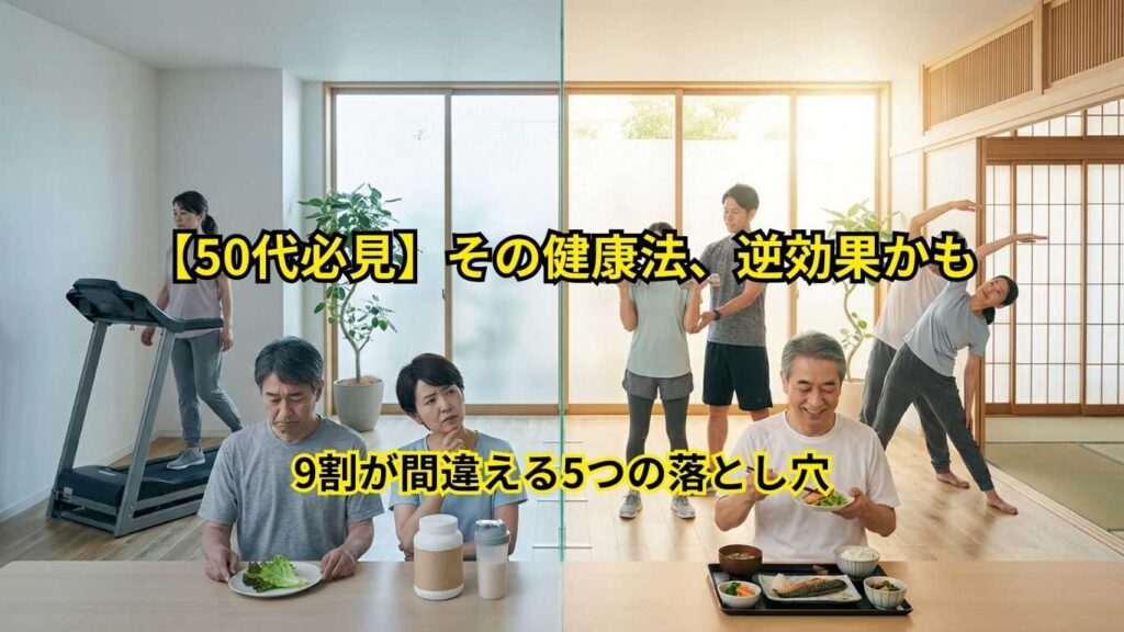 その健康法、逆効果かも