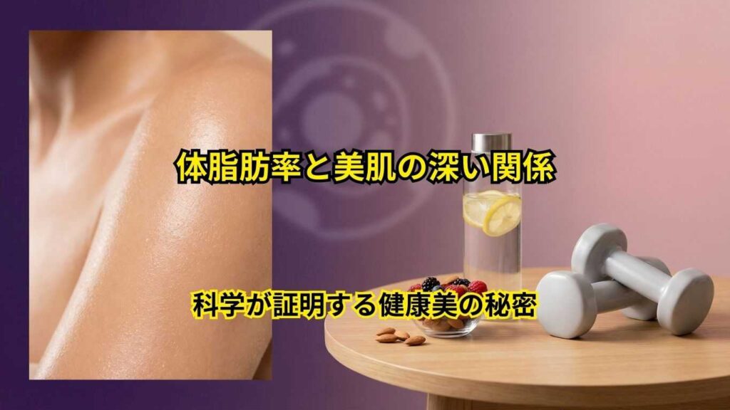 体脂肪率と美肌の深い関係