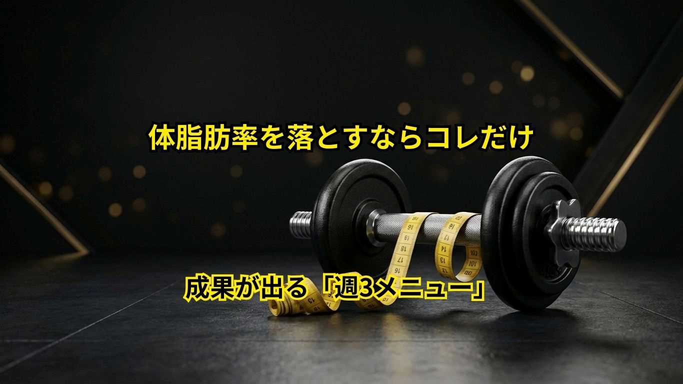 体脂肪率を落とす