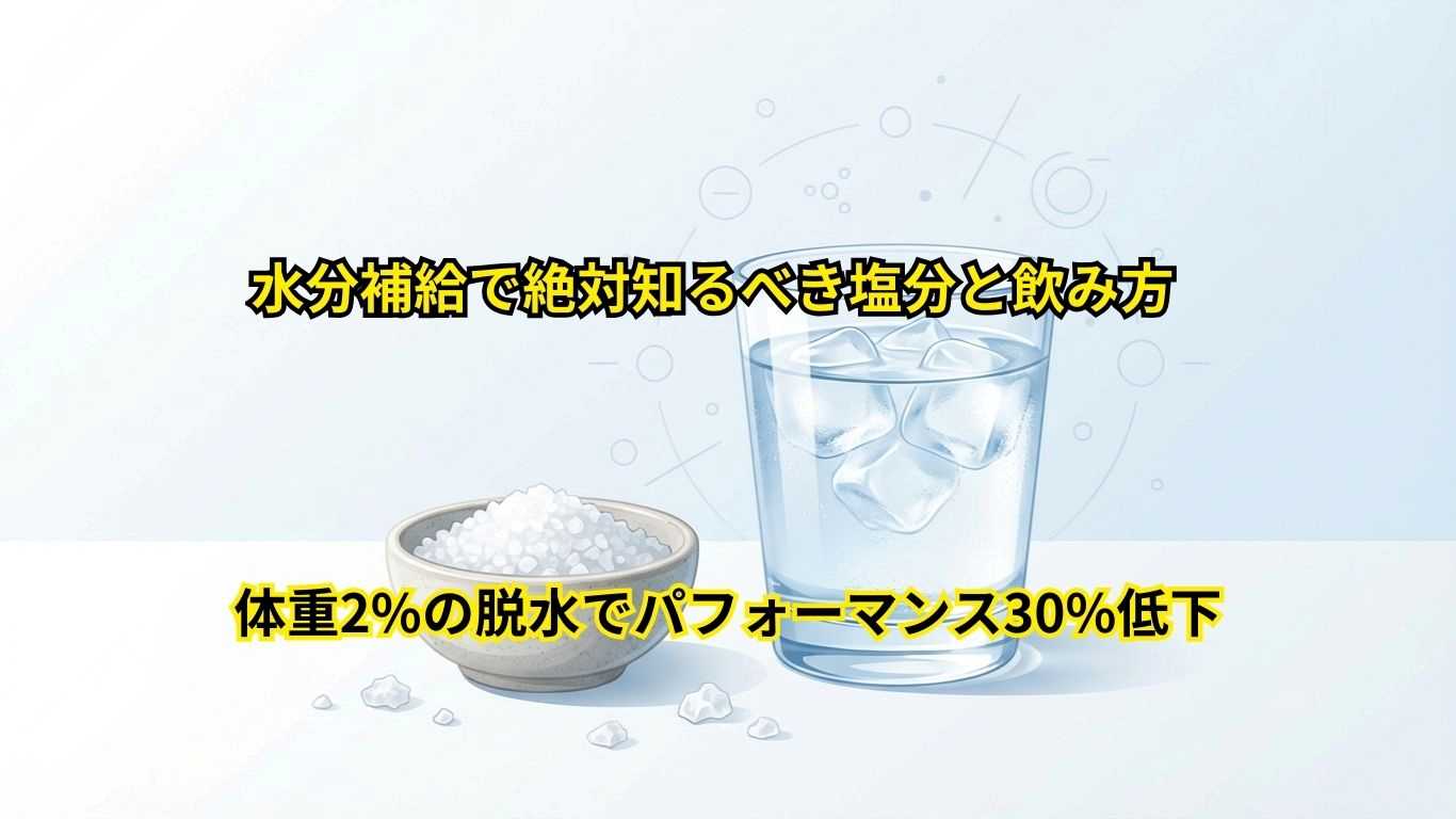 水分補給で絶対に知っておくべき科学的知識