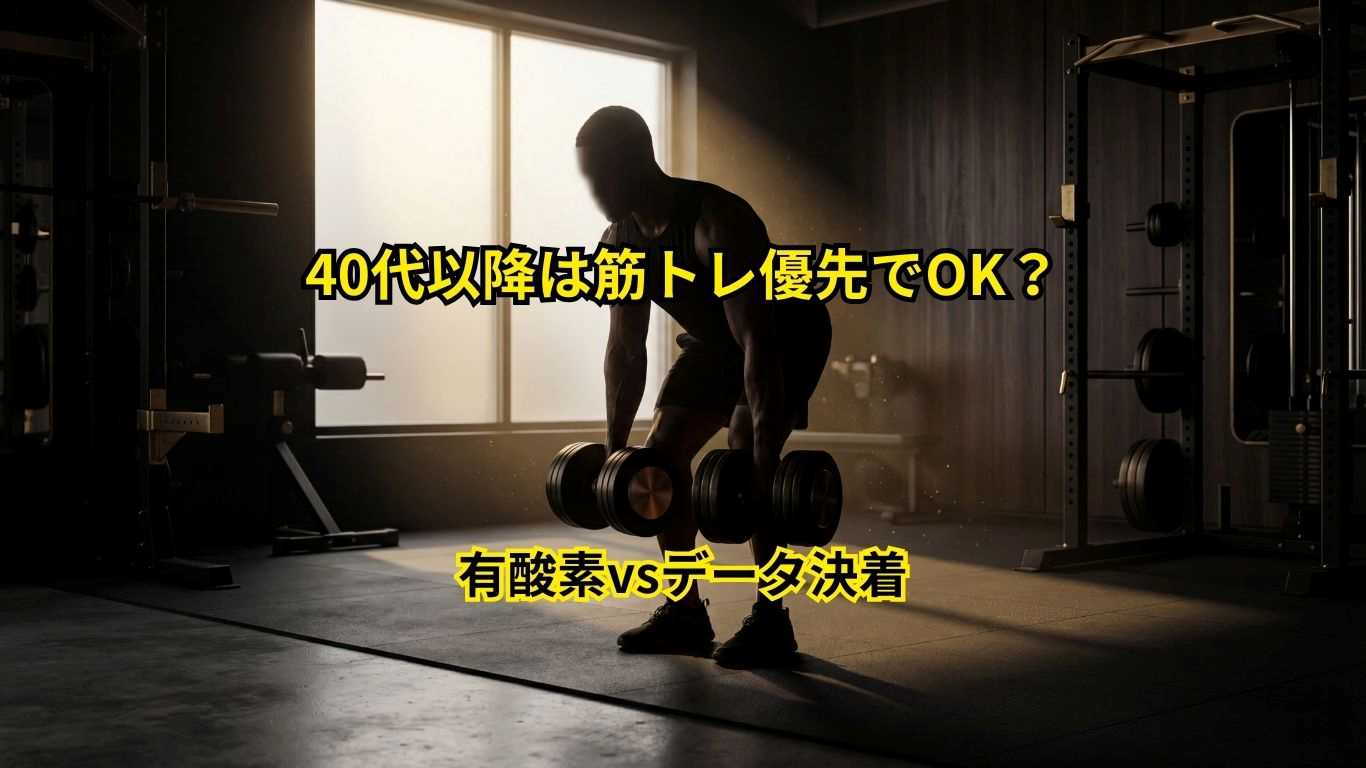 40代以降は筋トレ優先