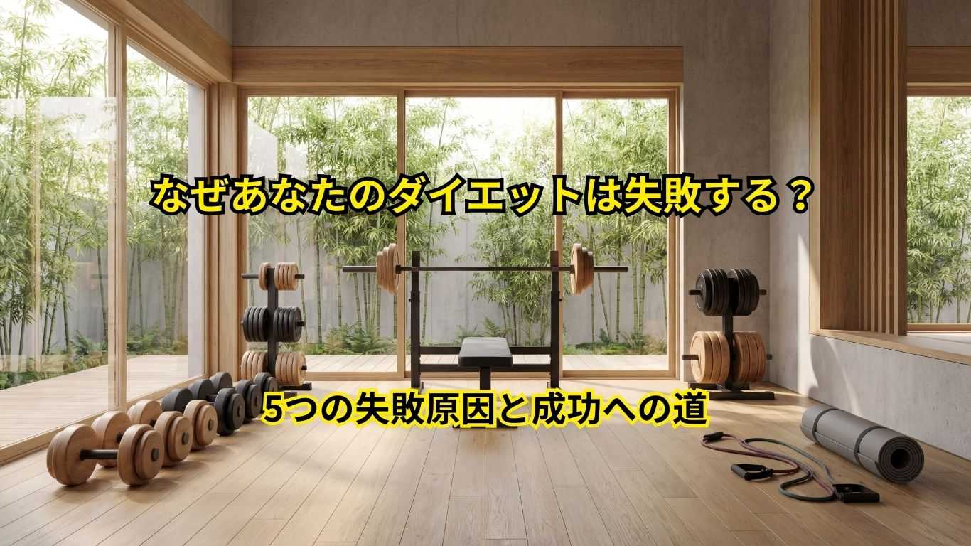 なぜあなたのダイエットは失敗する？