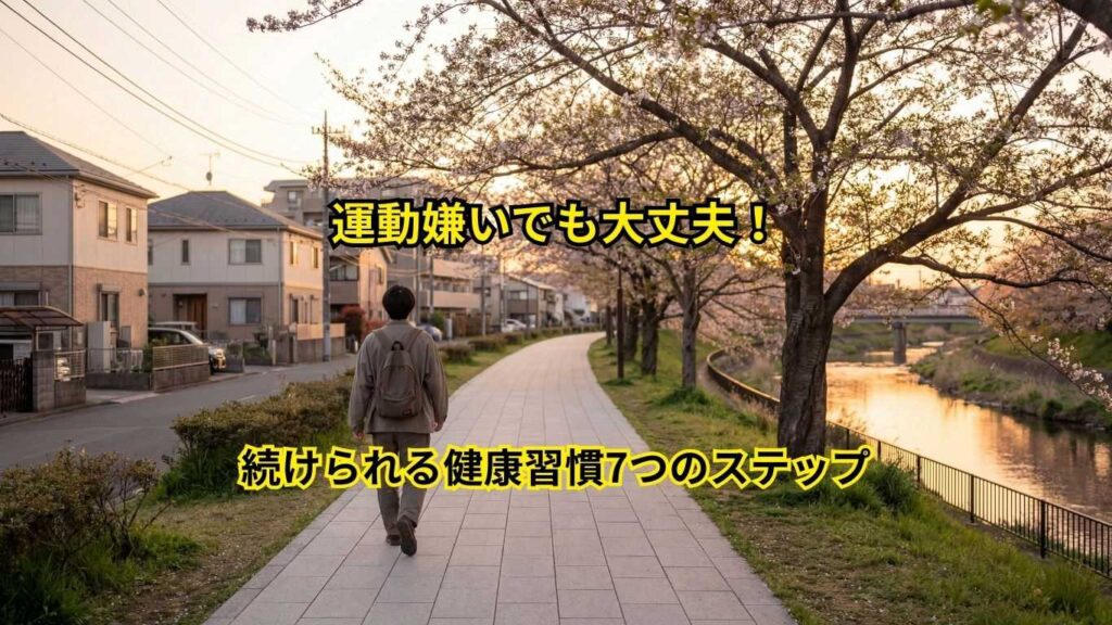 無理なく続く健康習慣