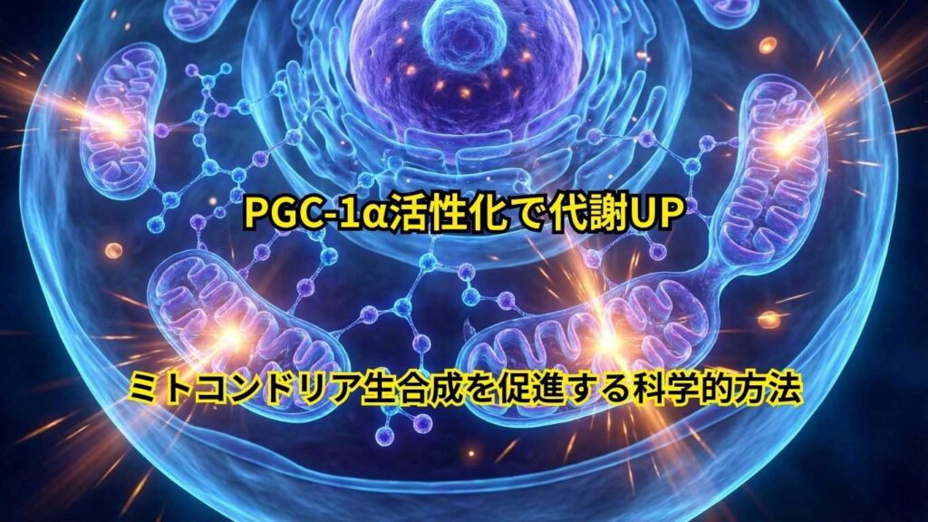 PGC-1αを活性化してミトコンドリア生合成
