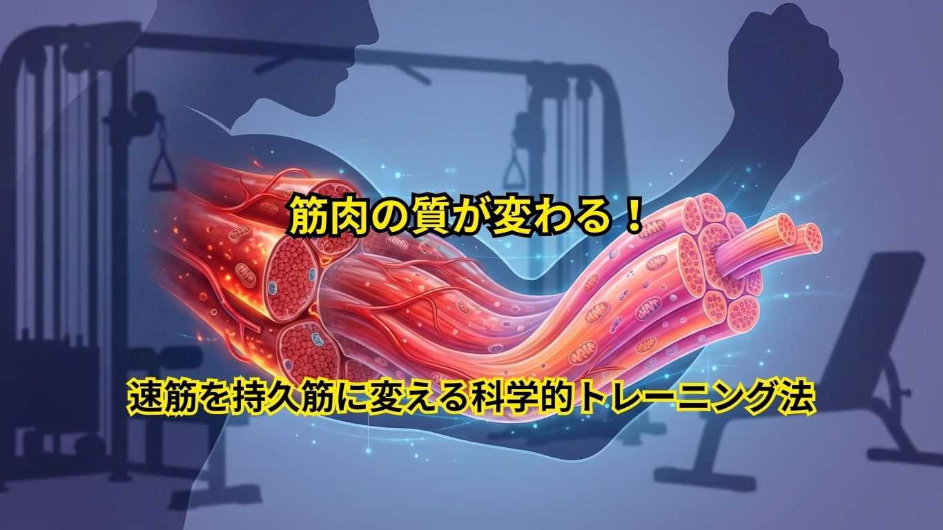 筋肉の質が変わる