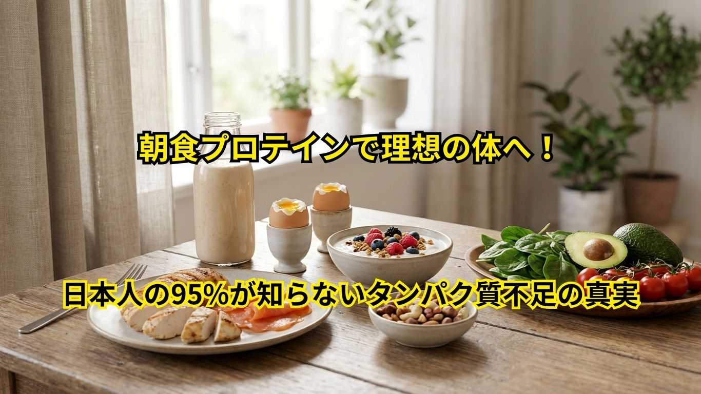 朝食プロテインで理想の体へ