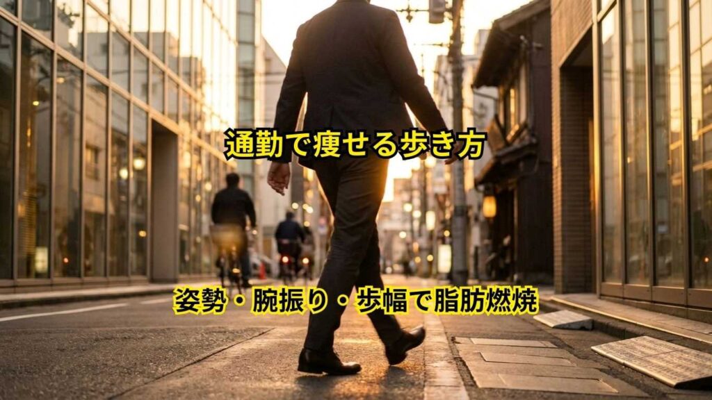 通勤で痩せる歩き方