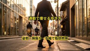 通勤で痩せる歩き方