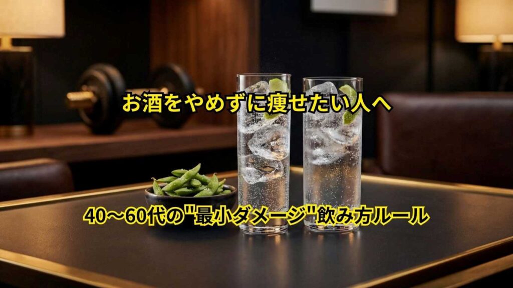 お酒をやめずに痩せたい