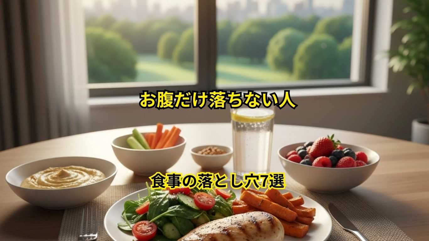 お腹だけ落ちない人