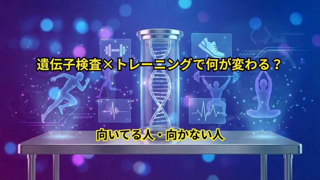 遺伝子検査×トレーニング
