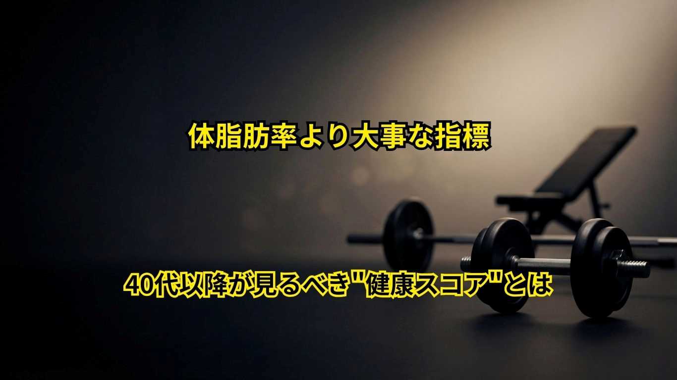 体脂肪率より大事