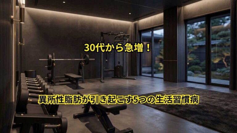 異所性脂肪が引き起こす5つの生活習慣病