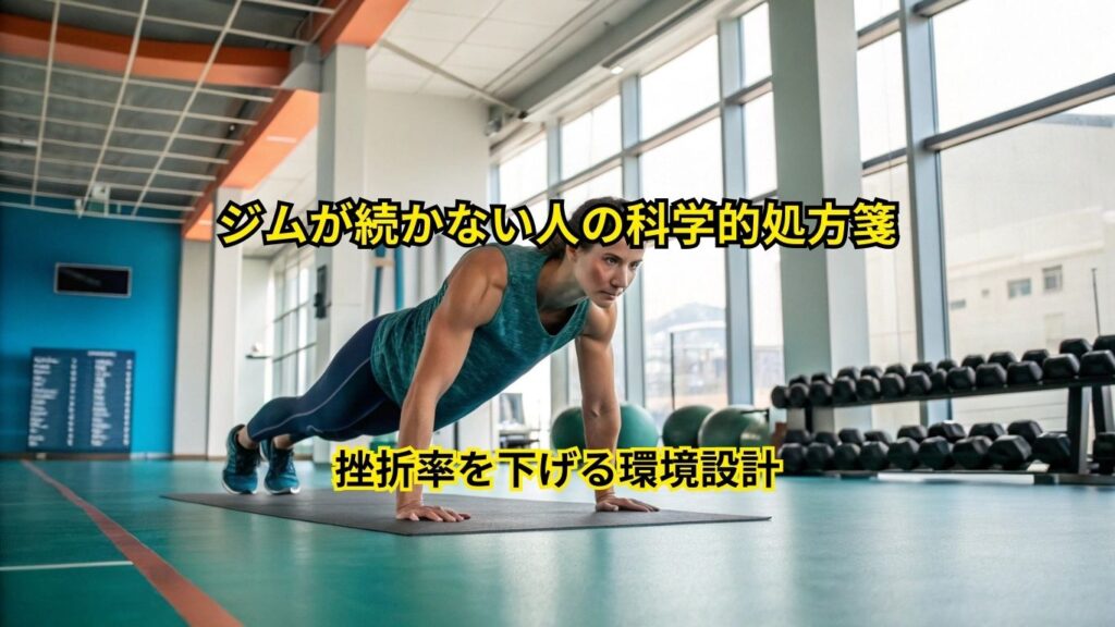 ジムが続かない人