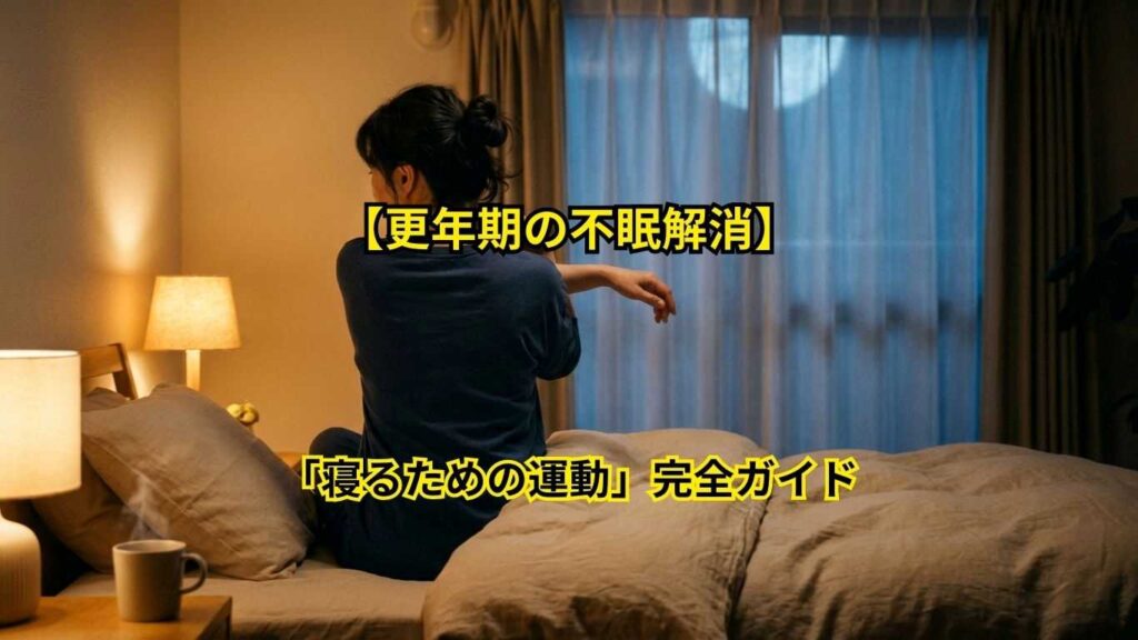 更年期で眠れない