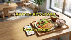 減量中でも外食できる店
