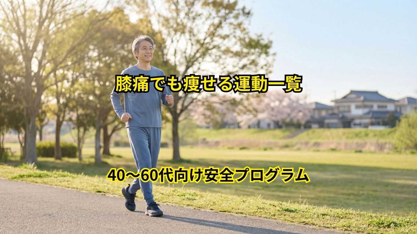 膝痛でも痩せる運動