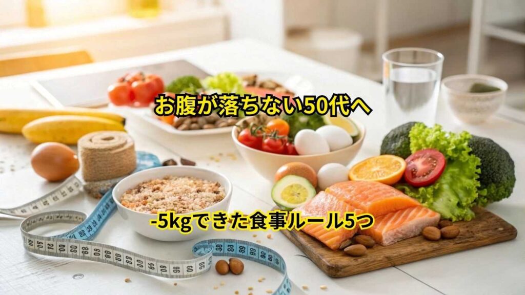 50代でお腹が落ちない理由