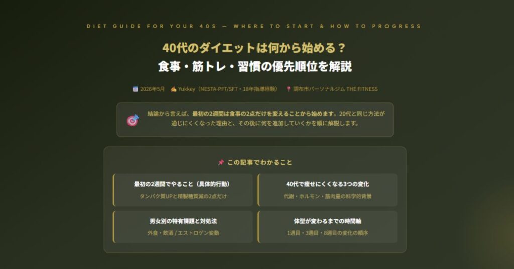 40代のダイエット