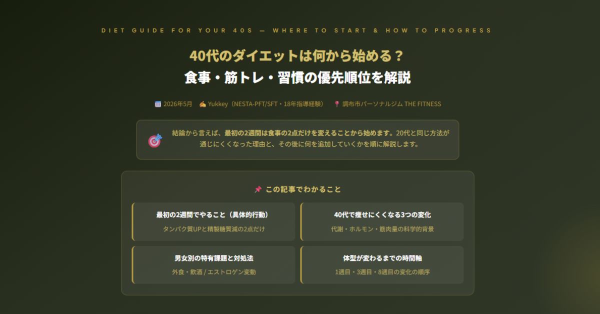 40代のダイエット