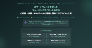スマートウォッチを使ったウォーキングダイエット