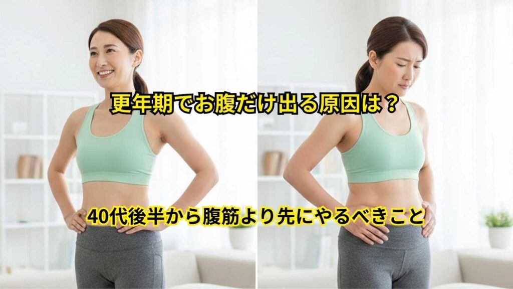 お腹だけぽっこり