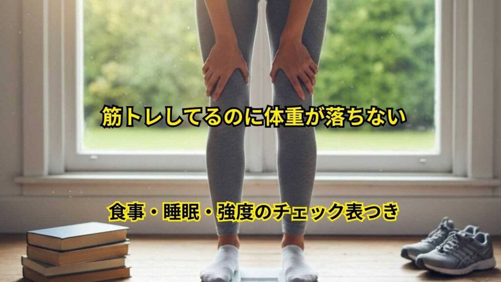 体重が落ちない原因7つ