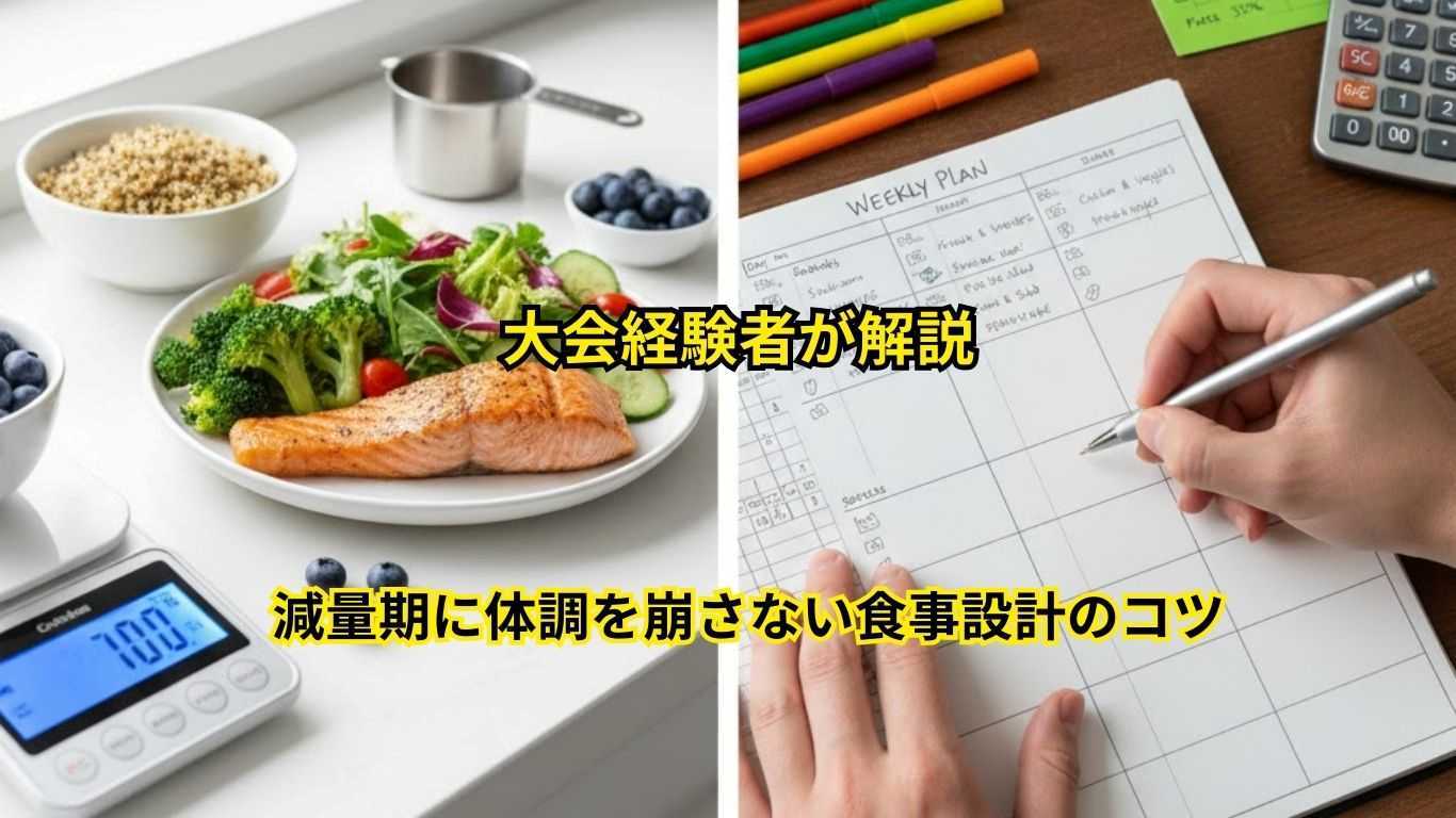 減量期に体調を崩さない食事設計