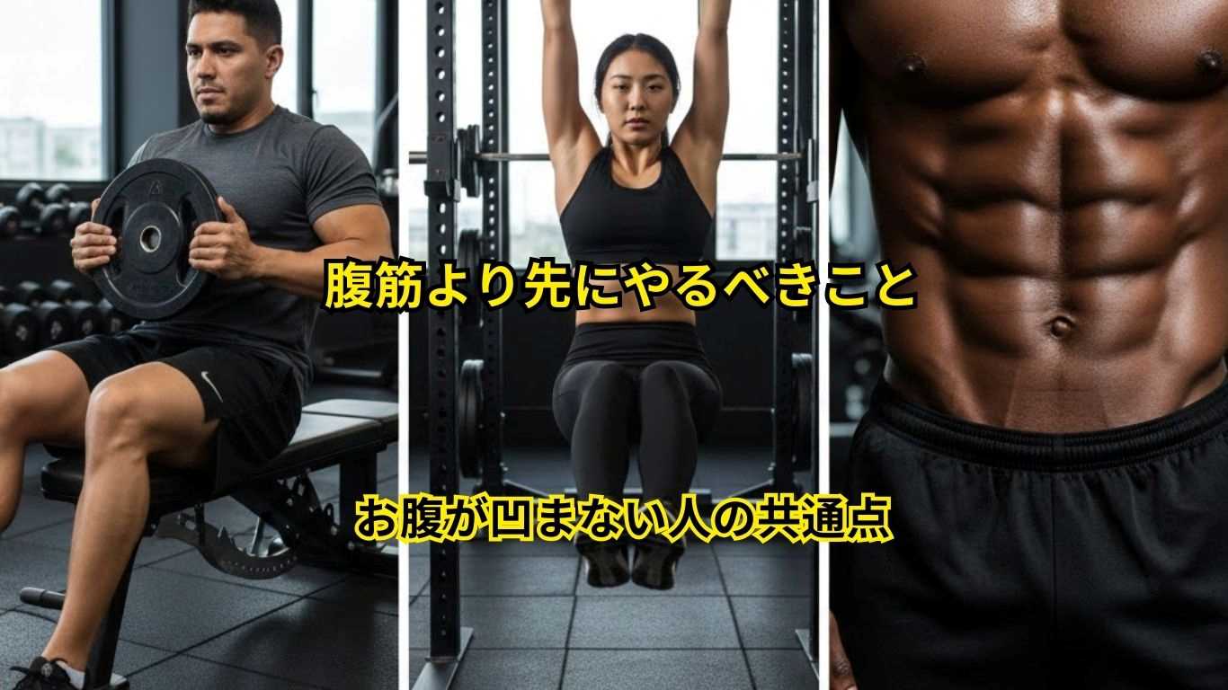 お腹が凹まない人