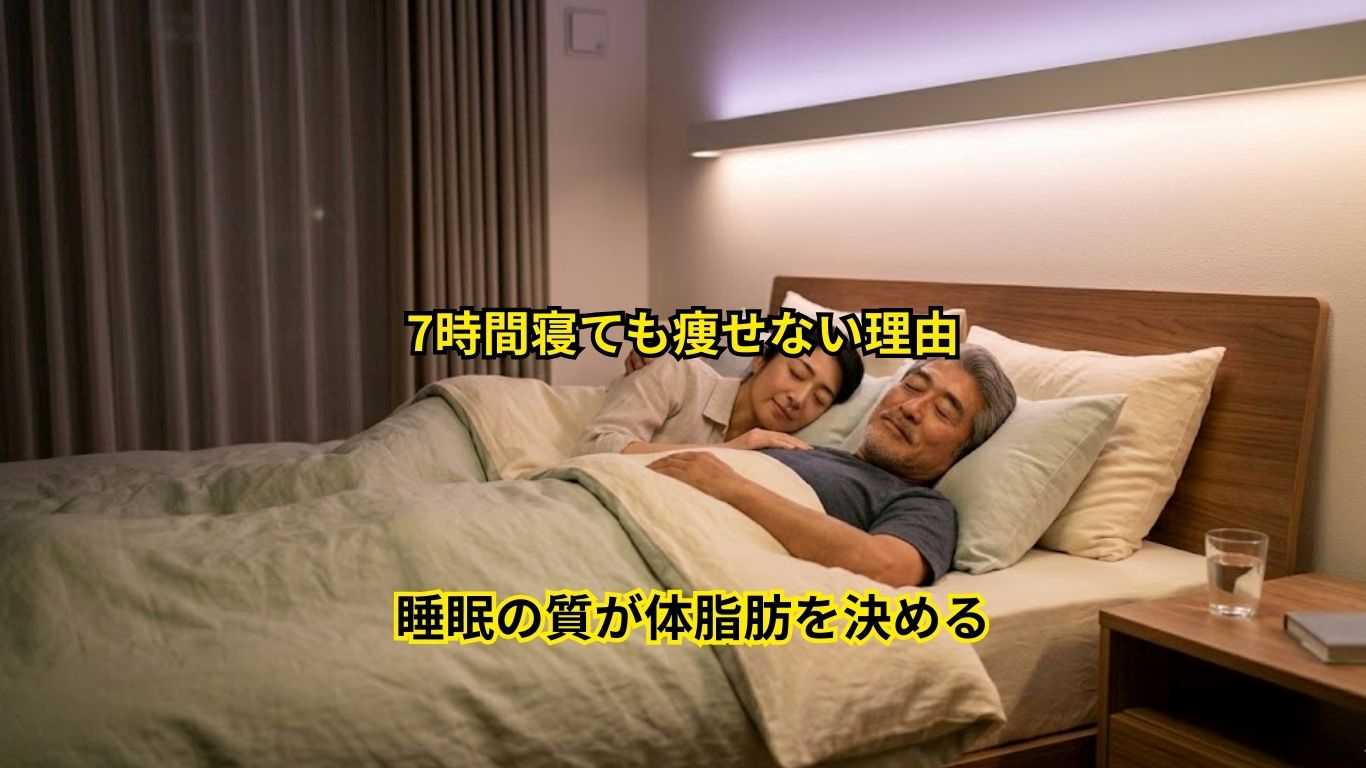 睡眠の質が体脂肪を決める