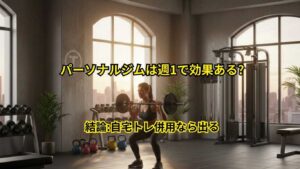 パーソナルジム週1通い