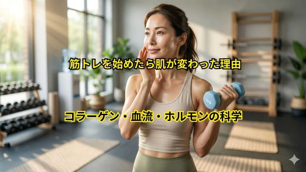 筋トレで肌が劇的に改善