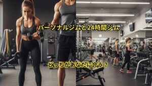 パーソナルジムと24時間ジム