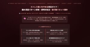 ストレス食いをやめる完全ガイド