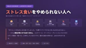 ストレス食いをやめたい