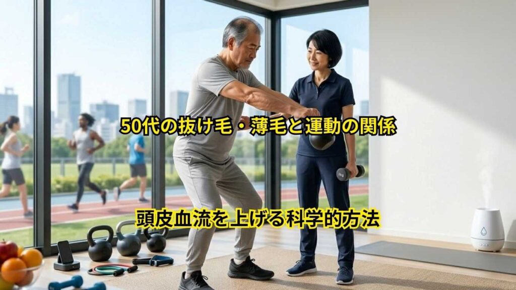 抜け毛・薄毛と運動の関係