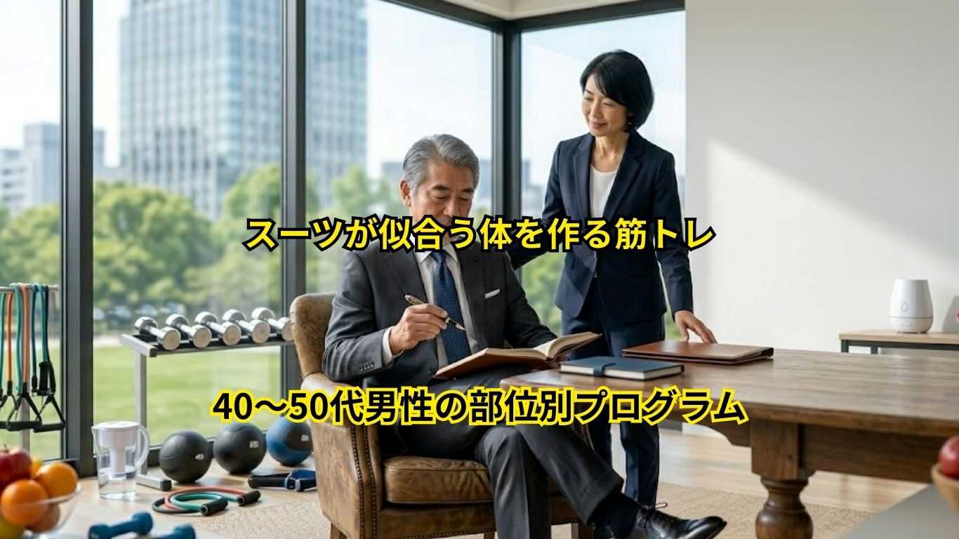 スーツが似合う体を作る筋トレ