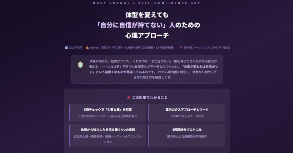 自分に自信が持てない