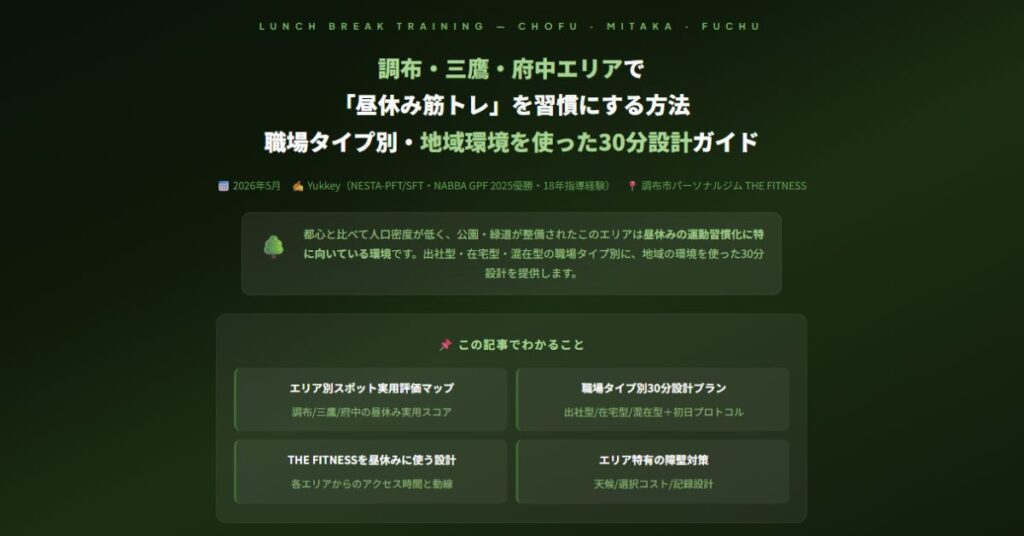 昼休み筋トレ