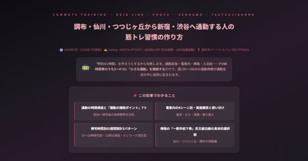 筋トレ習慣の作り方