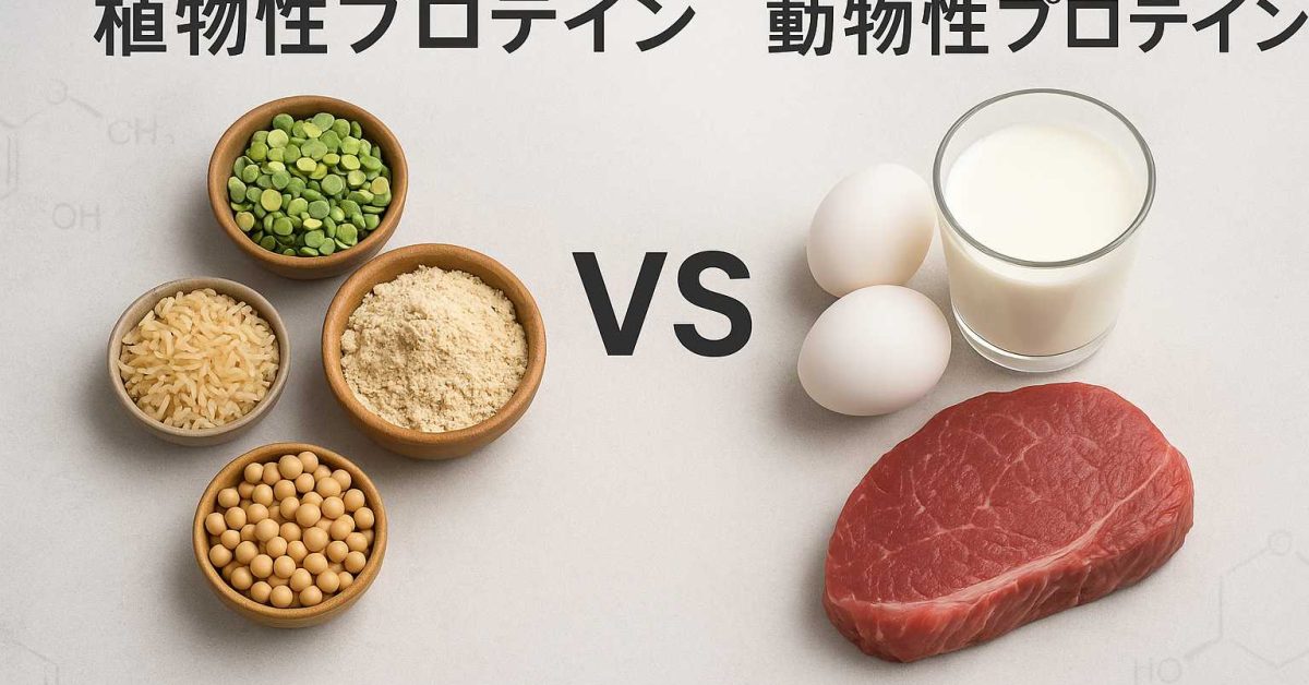 植物性タンパク質と動物性タンパク質