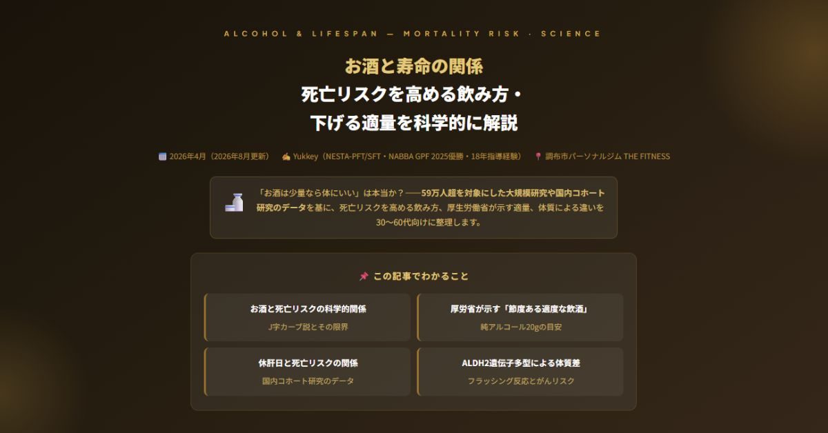 お酒と寿命の関係
