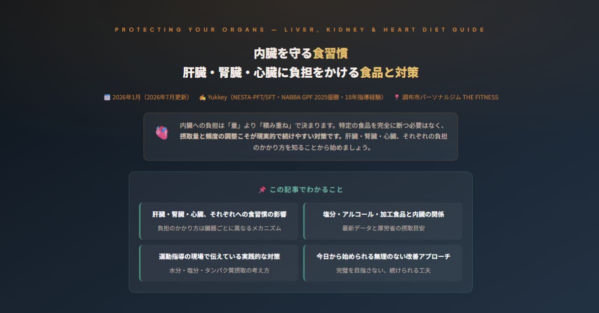 内臓を守る食習慣