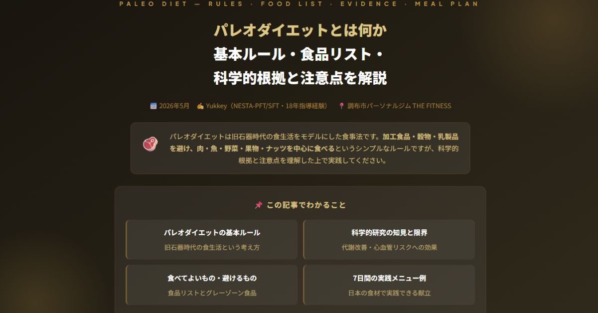 パレオダイエット