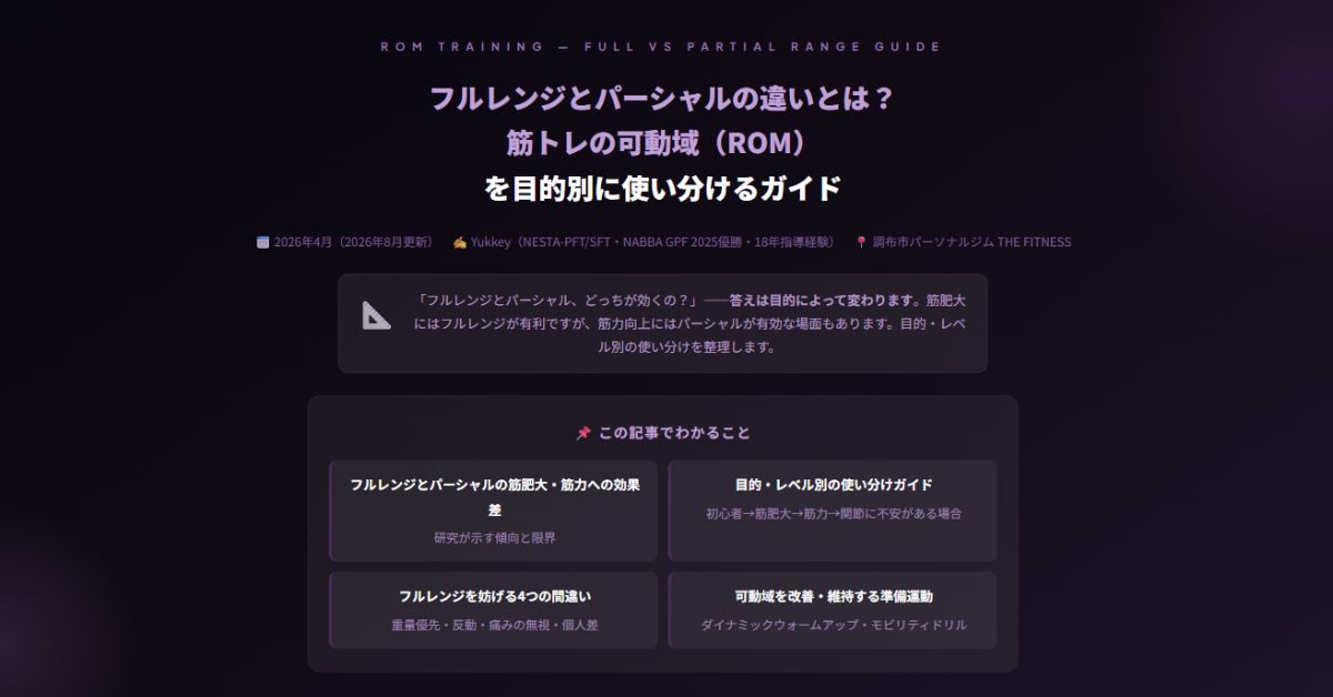 フルレンジとパーシャル