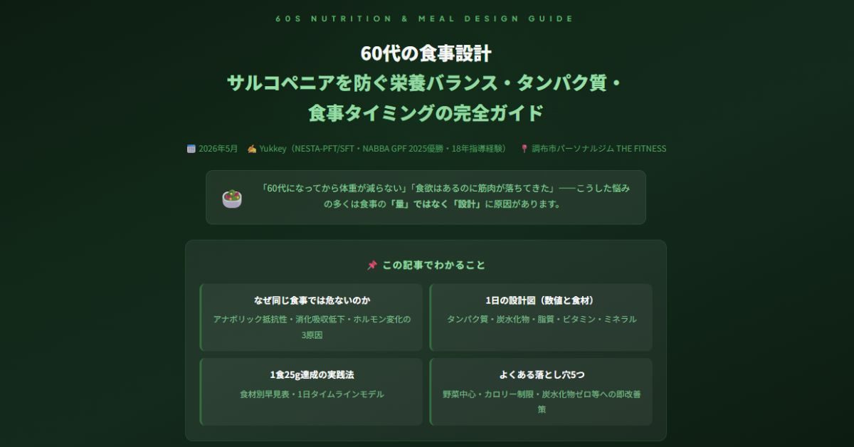 60代の食事設計