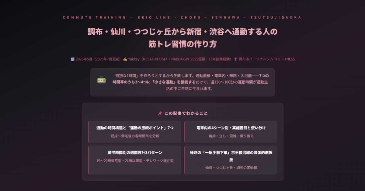 筋トレ習慣の作り方
