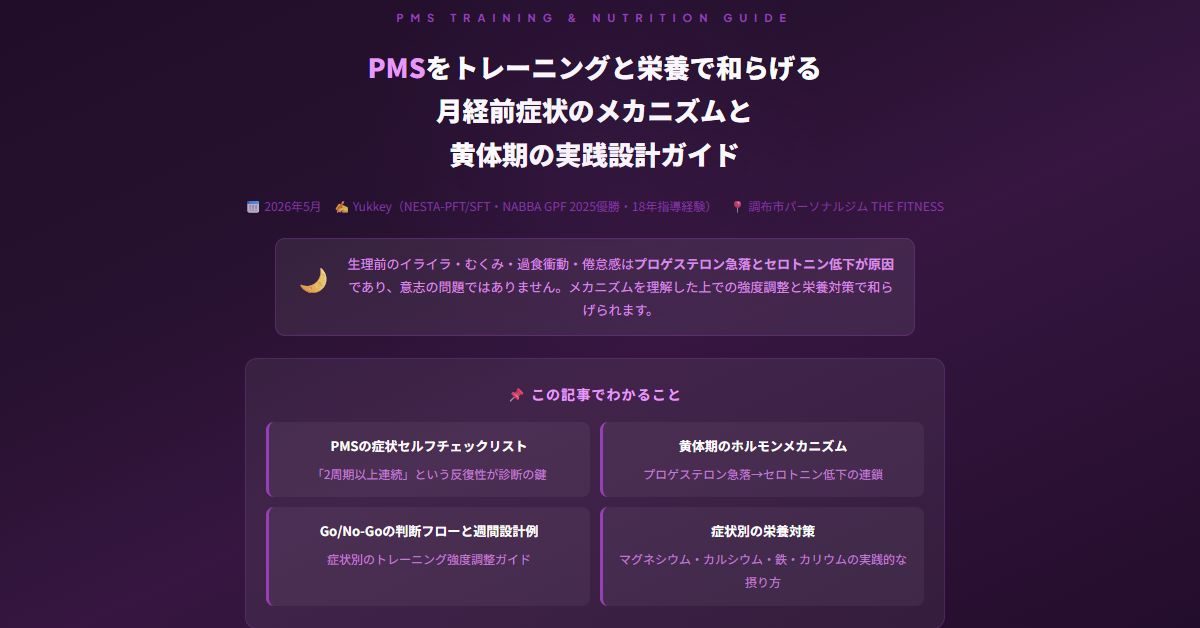 PMSとトレーニング