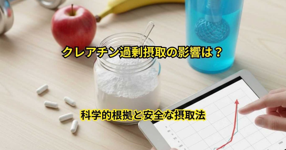 クレアチン過剰摂取の影響
