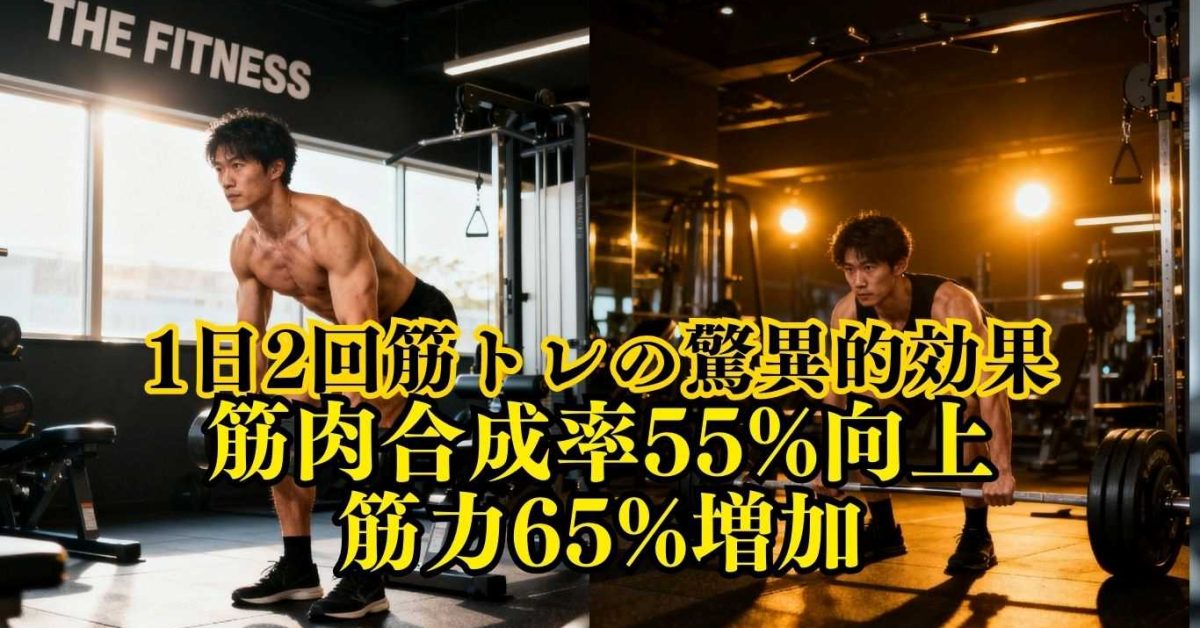 筋トレ1日2回はやりすぎ？